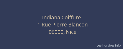 Indiana Coiffure