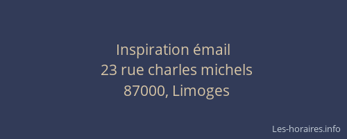 Inspiration émail