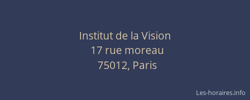 Institut de la Vision