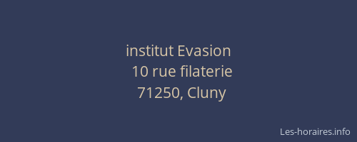institut Evasion