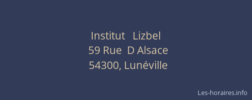 Institut   Lizbel