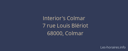 Interior's Colmar