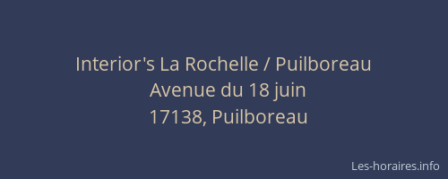 Interior's La Rochelle / Puilboreau