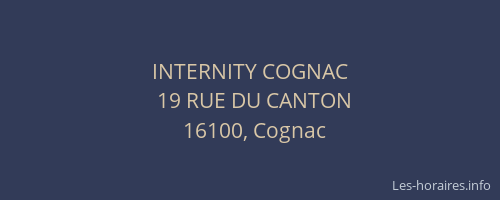 INTERNITY COGNAC