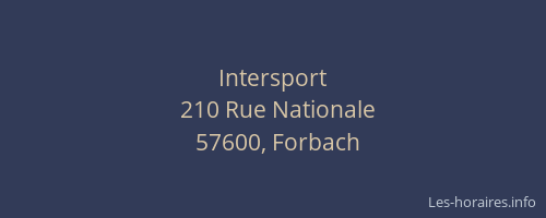 Intersport