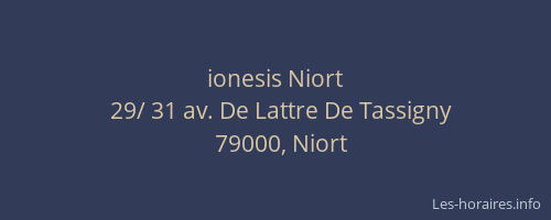 ionesis Niort