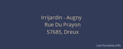 Irrijardin - Augny