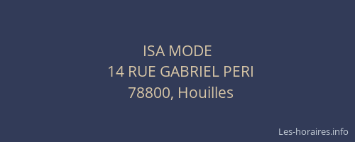 ISA MODE