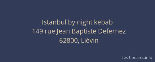 Istanbul by night kebab