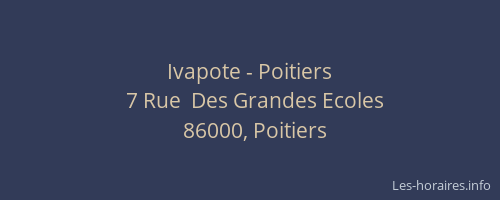 Ivapote - Poitiers