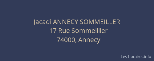 Jacadi ANNECY SOMMEILLER