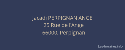 Jacadi PERPIGNAN ANGE