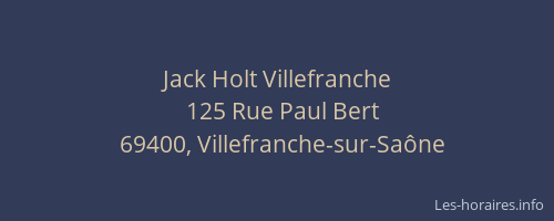 Jack Holt Villefranche