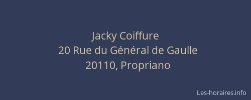 Jacky Coiffure