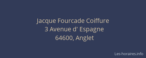 Jacque Fourcade Coiffure
