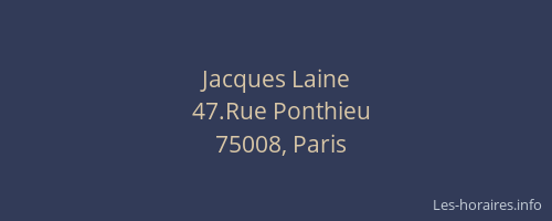 Jacques Laine