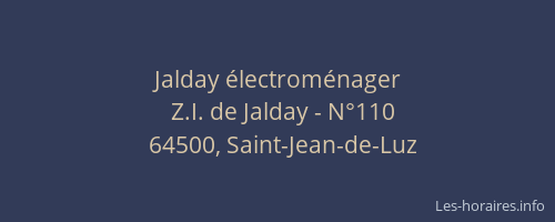 Jalday électroménager