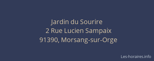 Jardin du Sourire