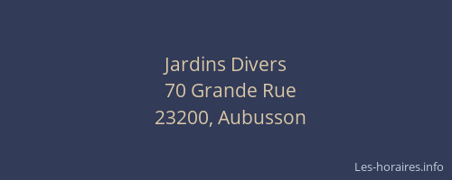 Jardins Divers