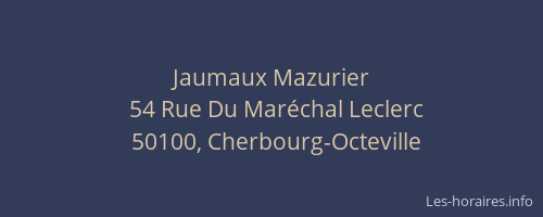 Jaumaux Mazurier