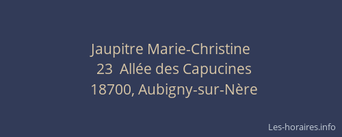 Jaupitre Marie-Christine