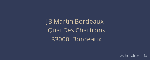 JB Martin Bordeaux