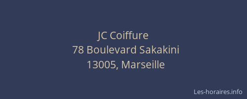 JC Coiffure