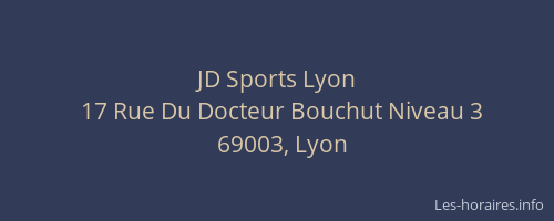 JD Sports Lyon