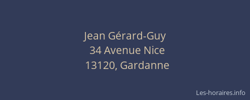 Jean Gérard-Guy