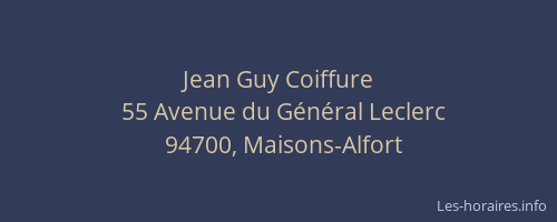 Jean Guy Coiffure