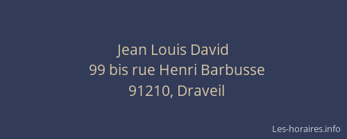 Jean Louis David