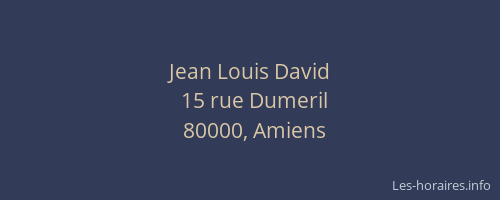 Jean Louis David