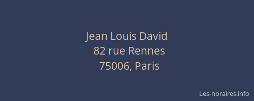 Jean Louis David