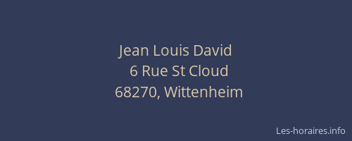 Jean Louis David