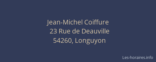 Jean-Michel Coiffure