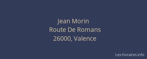 Jean Morin