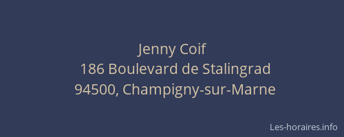 Jenny Coif