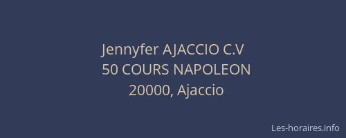 Jennyfer AJACCIO C.V