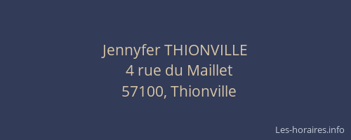 Jennyfer THIONVILLE