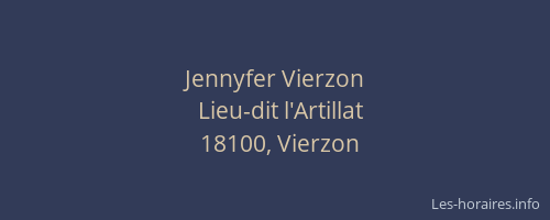 Jennyfer Vierzon