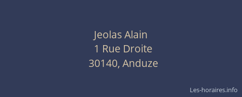 Jeolas Alain