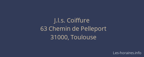 J.l.s. Coiffure