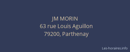 JM MORIN