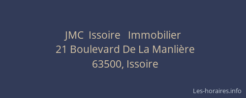 JMC  Issoire   Immobilier