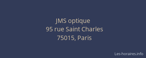 JMS optique