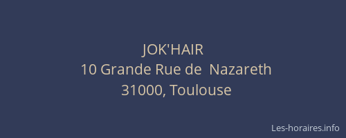 JOK'HAIR