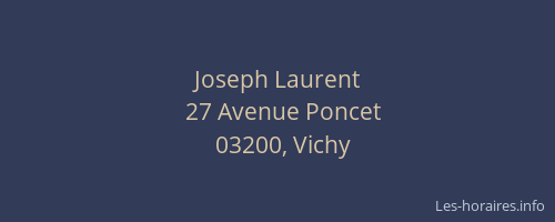 Joseph Laurent