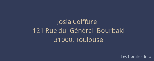 Josia Coiffure