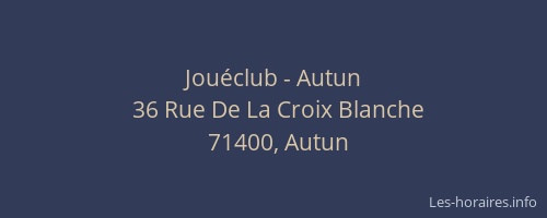 Jouéclub - Autun