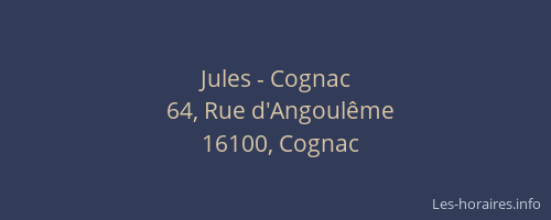 Jules - Cognac